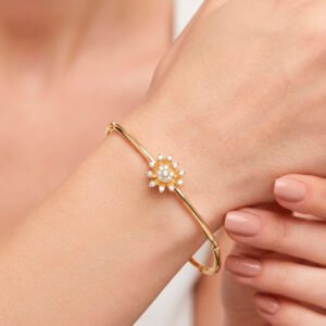 Pulseira em ouro 18k - Moissanite 