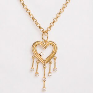 Colar em ouro 18k - Moissanite