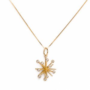Colar em ouro 18k - Moissanite