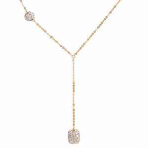 Colar em ouro 18k - Moissanite