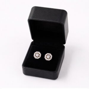 Brinco em ouro 18k - Moissanite