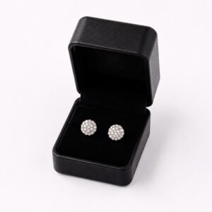 Brinco em ouro 18k - Moissanite