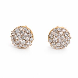 Brinco em ouro 18k - Moissanite