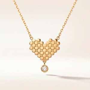 Colar em ouro 18k - Moissanite