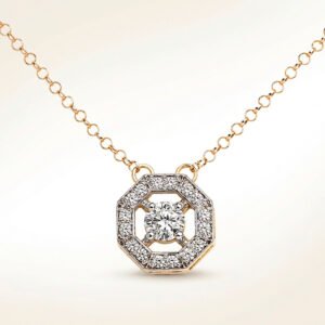 Colar em ouro 18k - Moissanite